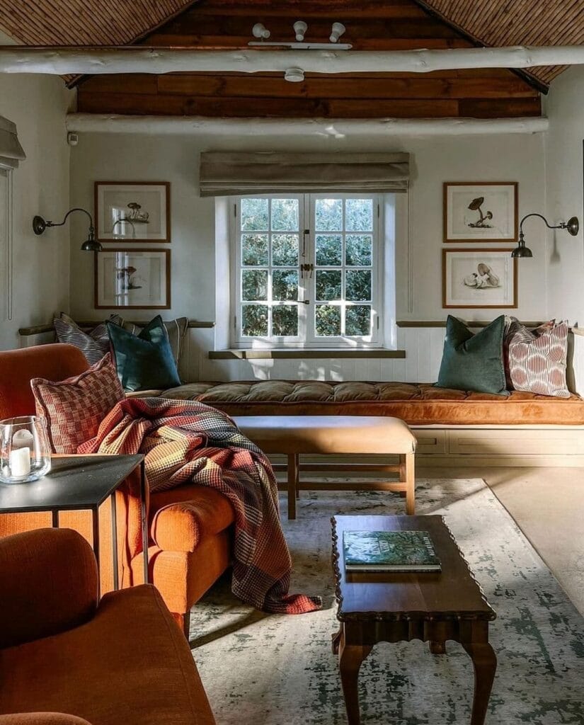 Boschendal lounge area with window seat